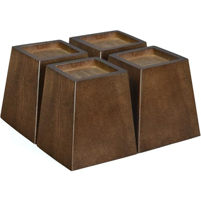 Wood Bed Risers (4 inch Pyramid) - size: 4 inch Pyramid