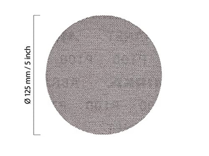 Mirka Abranet 5 Inch 100 Grit Mesh Sanding Discs, Hook and Loop, 10 Pack - size: Grit 100