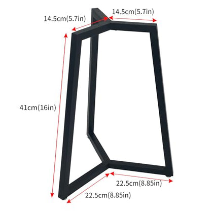 Round Coffee Table Legs,Metal End Side Table Leg,Coffee Table Base Only - color: B, size: 16 x 18 Inch