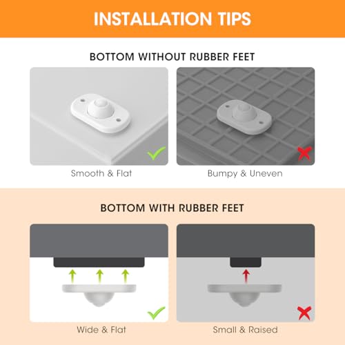 Aieve Self Adhesive Caster Wheels, 8 Pack Appliance Rollers - color: White, size: 1 Ball Bearing