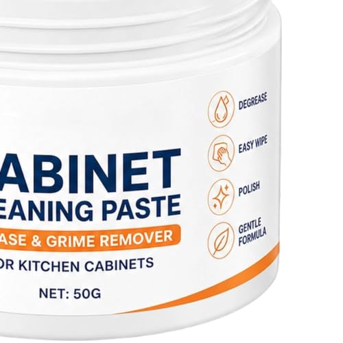 Wood Cabinet Cleaner, Degreasing Restorer Cream, Furniture Wax Balm, Deep