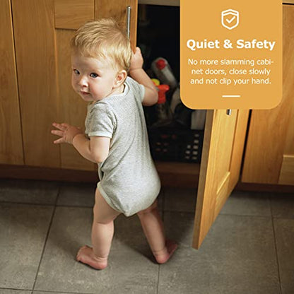 Furniware 60 Pieces 1-1/4 inch Overlay Soft Close Hinges, 105 Degree - color: Satin Nickel - 60 Pack, size: 1-1/4 Inch