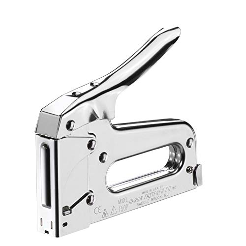 Arrow T50 Heavy-Duty Staple Gun, Manual Stapler