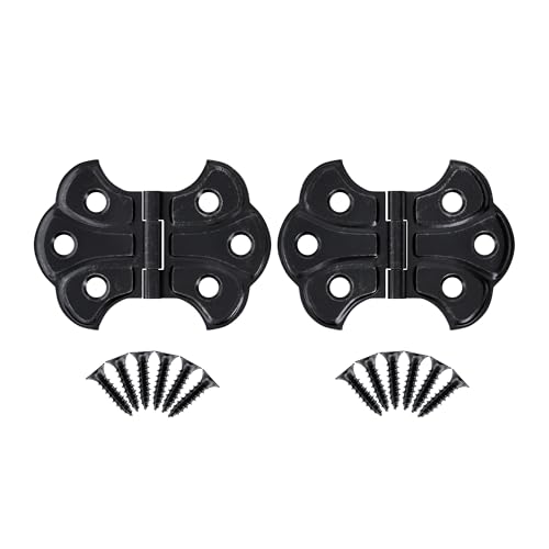 Oil Rubbed Bronze Butterfly Hinges - 2" x 1-7/16" - Pack of 2 - Surface Mount Hinges for Cabinet Doors and Boxes - UA-262-HOB (1) - color: Oil Rubbed Bronze