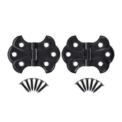 Oil Rubbed Bronze Butterfly Hinges - 2" x 1-7/16" - Pack of 2 - Surface Mount Hinges for Cabinet Doors and Boxes - UA-262-HOB (1) - color: Oil Rubbed Bronze