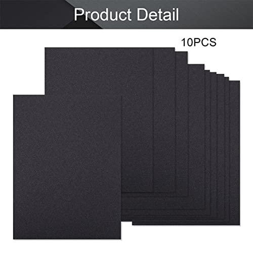 Utoolmart 120 Grits Sanding Sheets Wet Dry Silicon Carbide Sandpaper for Wood Furniture Metal Automotive Polishing 10pcs - color: 10pcs, size: 120 Grit