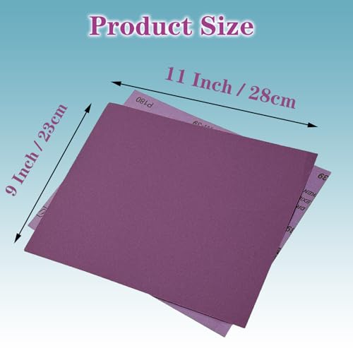 800 Grit Wet Dry Sandpaper, 15pcs 9 x 11 Inch Sanding Sheets - style: Grit 800