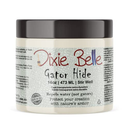 Dixie Belle Paint Company Gator Hide Polyacrylic Topcoat (16oz) - size: 16 Fl Oz (Pack of 1)