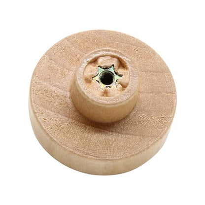 Litoexpe 20 Pieces Natural Wood Cabinet Knobs