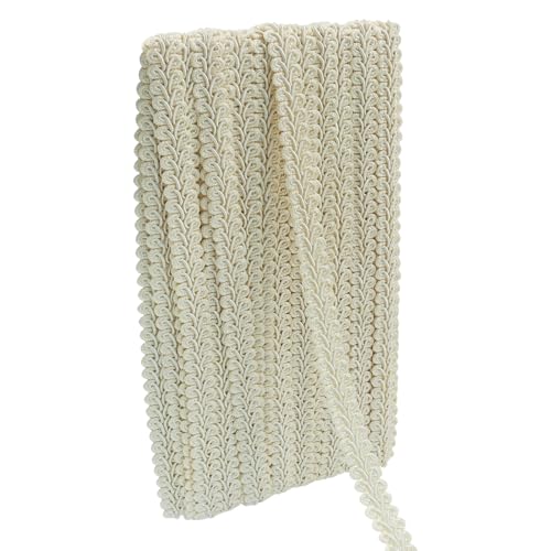 Gimp Braid Trim, Beige, 1/2 Inch, 14 Yards - color: Beige