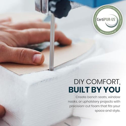 1-Pack of 4" x 30" x 72" High Density Upholstery Foam, Foam Padding & Sheet, Cushion Seat Replacement, Crafts Foam, Seat Cushion Insert, Cushion & Seat Repair Quality Upholstery Foam - size: 4" x 30" x 72", style: 1-Pack