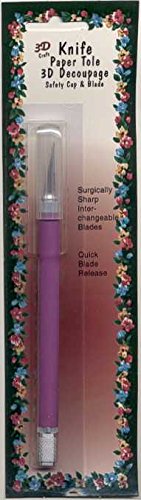 Soft Grip Craft Knife - Purple