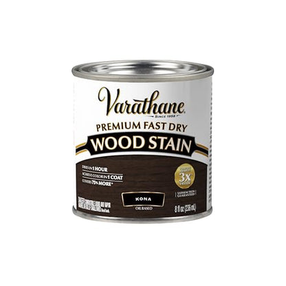 Varathane Premium Fast Dry Kona Wood Stain - color: Kona, size: 0.25 Quart (Pack of 1)