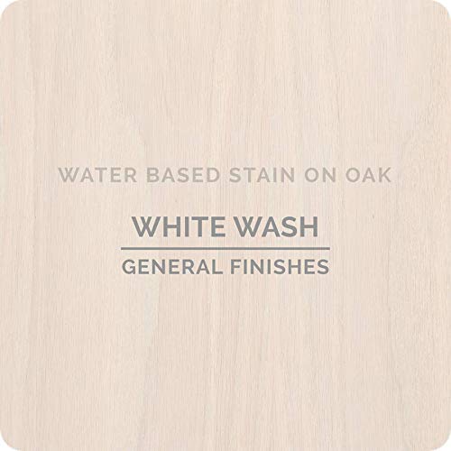 General Finishes Water Based Wood Stain, 1 Pint, Whitewash - color: Whitewash, size: 1 Pint