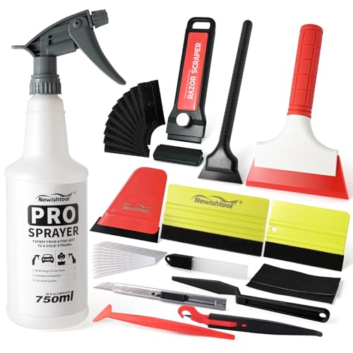 NEWISHTOOL Profi Window Tint Kit Vinyl Wrap Tool, Car Window Tint Tools