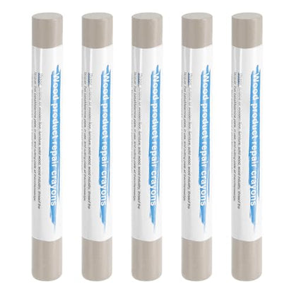 HARFINGTON 5pcs Wood Filler Sticks Wooden Wax Touch Up Furniture Repair Crayons for Scratch Hole Wood, Deep Lilac - color: Deep Lilac