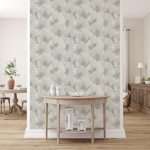 Peel and Stick Wallpaper Roll, Whispering Tales Design - style: Whispering Tales