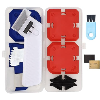Silicone Profiling Kit, Professional Silicone Profiling Tool, Caulking Tool kit with Sealant Finishing Tools and Caulk Removal Tools - size: Silicone Profiling Kit with sandpaper