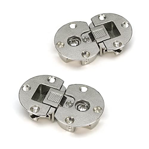 WANLIAN(2 Pieces)-90 Degree Page Turning axis Adjustable Cabinet Door Concealed Hinge Special Table Drop Down Hinge Flush Hinge