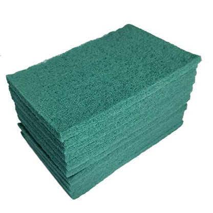Tonmp 10 Pack 6" x 9" 240 Grit General Purpose Scuff Pads for Scuffing, Scouring, Sanding, Paint Primer Prep Adhesion Scratch - Surface Preparation Automotive Car Auto Body Woodworking (Green) - color: Green-240 Grit
