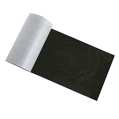 Leather Repair Tape kit Self Adhesive Patch Heavy Duty Retro Blackish Green 4 x 60 inch for Furniture Couch Computer Chair - color: Blackish Green, size: 4*60 inch