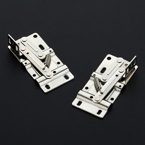 Ravinte Satin Nickel Tip Out Tray Hinges, Kitchen Cabinet Hinges, 1 Pair