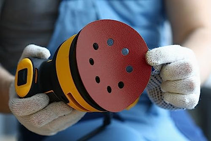 Starbond 5 Inch 8 Hole Sanding Discs, 100 Pack Hook and Loop Sandpaper Set - size: 100 Pack