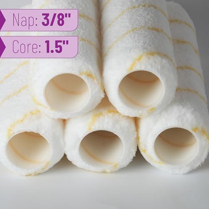 Bates- Paint Roller Covers, 9 Inch, 3 Pack, 3/8" Nap - size: 9" x 3/8", 3 Pack