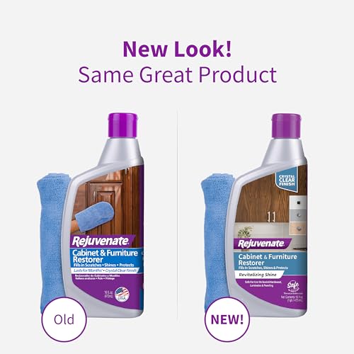 Rejuvenate Cabinet & Furniture Restorer 16 Oz, Crystal Clear Finish