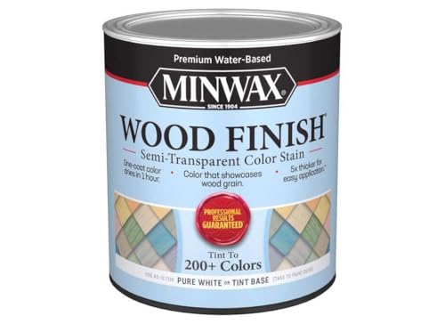 Minwax Wood Finish Semi-Transparent Color Stain, Tint Base, Quart
