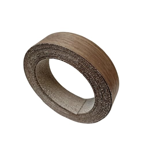 Real Black Walnut Wood Veneer Edge Banding Tape,1''×13' Preglued Iron On Edging Band Roll with Self Hot Melt Adhesive, Prefinished Flexible Edgebanding Strip for Laminate Furniture Cabinet Repair - style: Black Walnut
