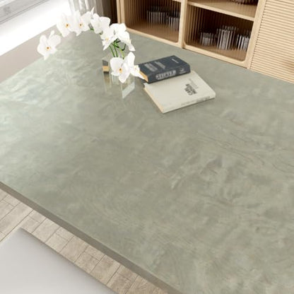 Green Grey Wood Grain Contact Paper Peel and Stick Wood Wallpaper - color: Grey Green Wood
