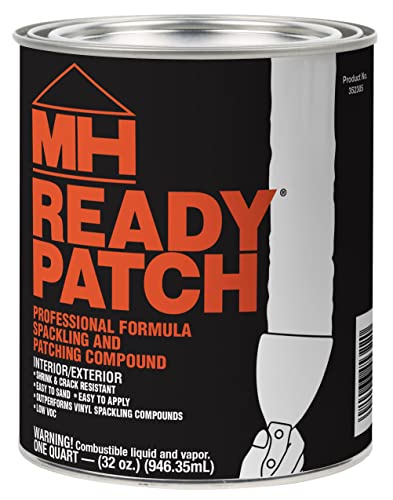 Zinsser MH Ready Patch Spackling Compound, Low VOC, Quart - size: 0.25 Gallon (Pack of 1)
