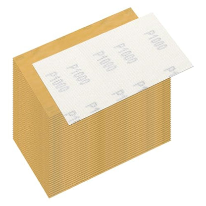 40 Pcs 1000 Grit Sandpaper 2.75x5 Inch Sand Paper Alumina Abrasive - size: 2.75 x 5 Inch(1000 Grit)