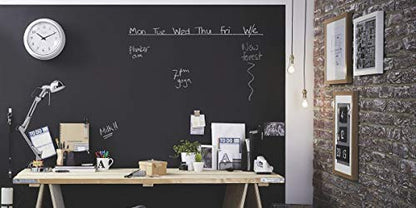 Chalkboard Blackboard Paint - Matte Finish [Black] - (8.5oz Cover 32 sf) - color: Black, style: 8.5oz Metal Can