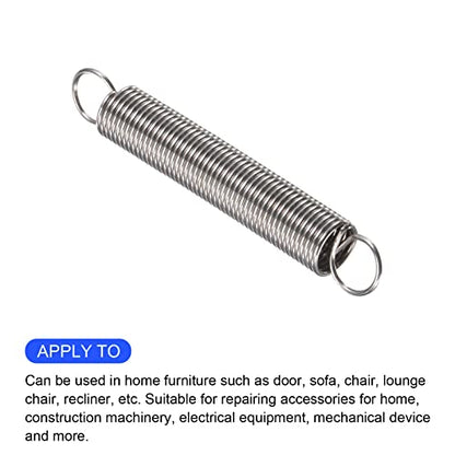 METALLIXITY Extension Spring (1x10x70mm/0.04"x0.4"x2.76") 5Pcs, 304 Stainless Steel Tension Spring Wire - for Home Repair Construction Machinery - size: 0.04"x0.4"x2.76"