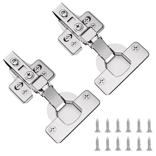 2-Pack Soft Close 40mm Cup Cabinet Hinges for Thick Door(18-28mm) - size: Inset