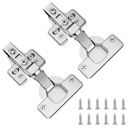 2-Pack Soft Close 40mm Cup Cabinet Hinges for Thick Door(18-28mm) - size: Inset