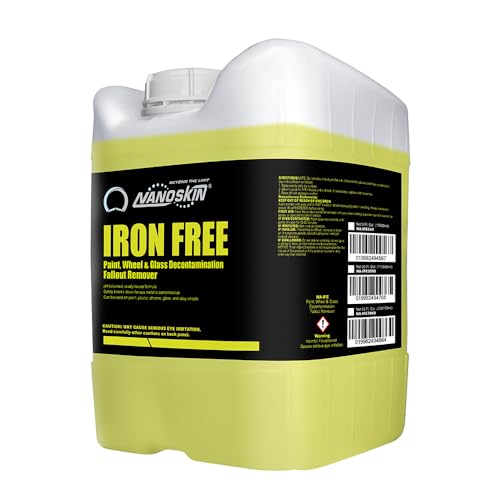 Nanoskin IRON FREE Paint for Wheels & Glass Decontamination, 5 Gallon - size: 640 Fl Oz (Pack of 1)