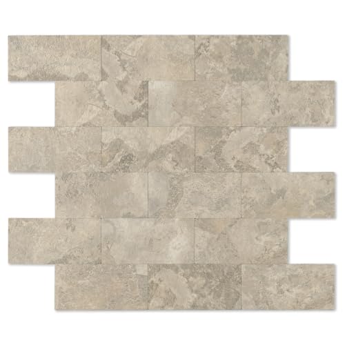 2026 New Upgrade Peel and Stick Backsplash Tile, Peel and Stick 11.34" X 11.57" Wall Tile for Kitchen, Bathroom, Fireplace, Laundry (Beige Ecru, 10 Packs) - color: Beige Ecru