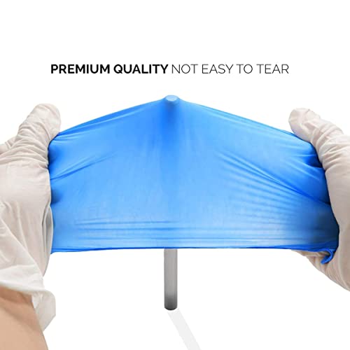 Basic Medical Synmax Vinyl Exam Gloves - Latex-Free & Powder-Free - Large, BMPF-3003(Case of 1,000) Blue - size: Large (Pack of 1000)