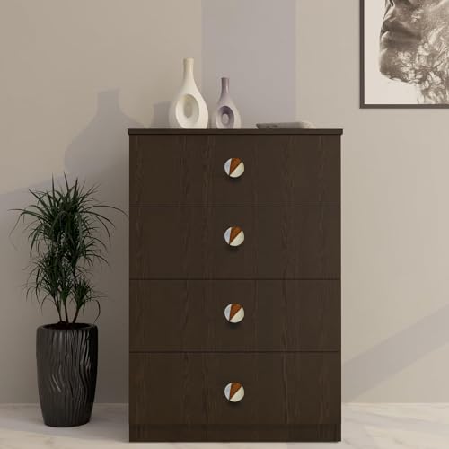 Perilla Home Set of 6 Wooden Knobs Decorative Knobs for Home Kitchen Cabinet Hardware Cupboard Door Dresser Wardrobe and Drawer Pulls (Off White) - style: Off White