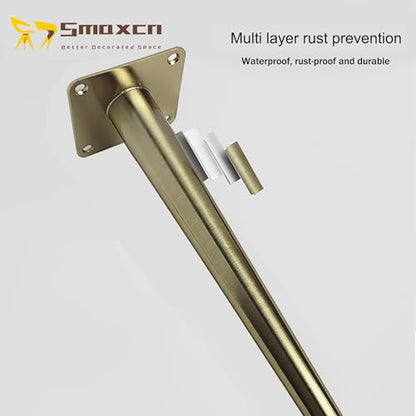 4pcs 9 7/8 inch (25cm) Brass Metal Furniture with Level Feet - color: Brass, size: 9 7/8 inch
