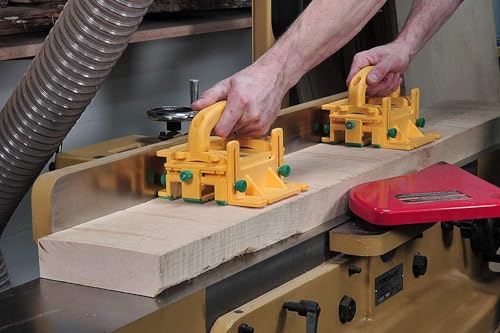 MICROJIG GRR-RIPPER GR-100 Pushblock With Handle Bridge Kit Accessory, Yellow