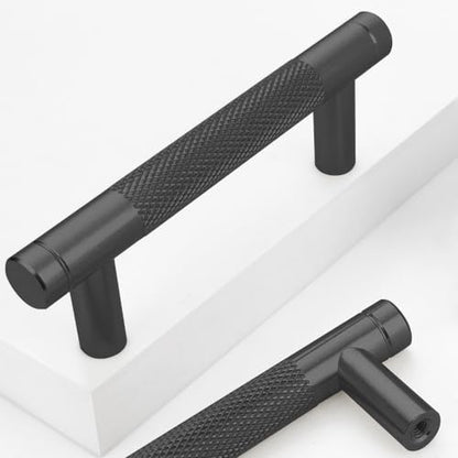 12 Pack 3 Inch 76 mm Black Barrel Cabinet Pulls Cupboard Aluminum Handles Drawer Pull Cabinet Handles Cabinet Handles (12 Pack, Black, 3 Inch) - color: Black, size: 3 Inch