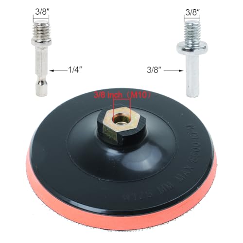 Drill Sanding Attachment, 80PCS 5 Inch Sanding Discs for Drill