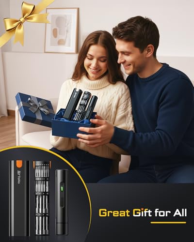MrToNo Electric Screwdriver Set, Power Screwdriver with 33 Magnetic Bits