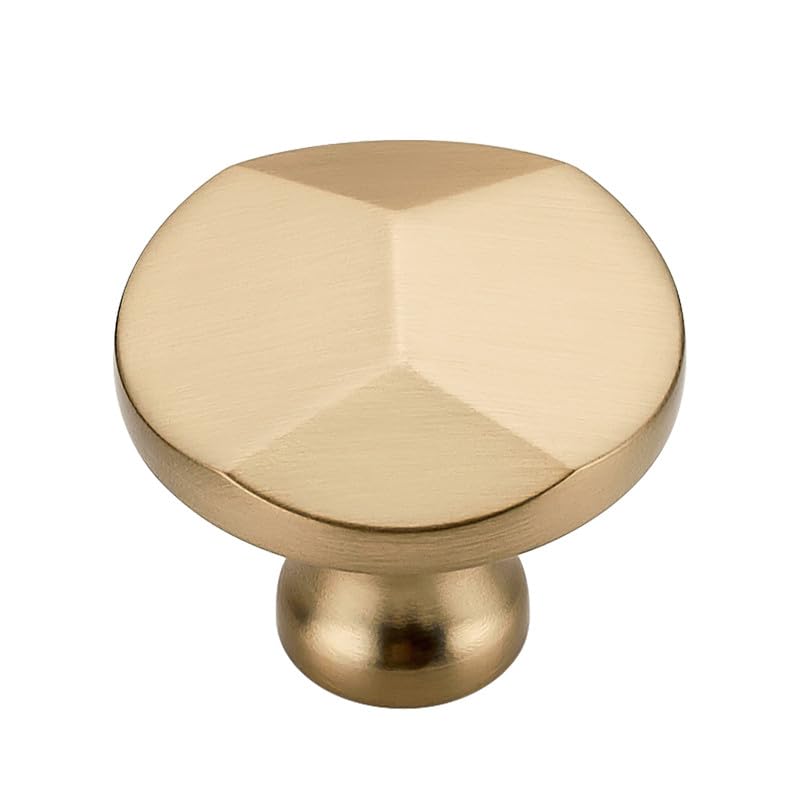 Ravinte Champagne Bronze Round Cabinet Hardware Knobs,Zinc Knobs,25 Pack - color: Champagne Bronze