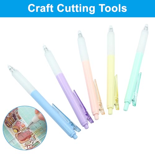 5Pcs, 5 Color Knife Pen Craft Cutting Tools