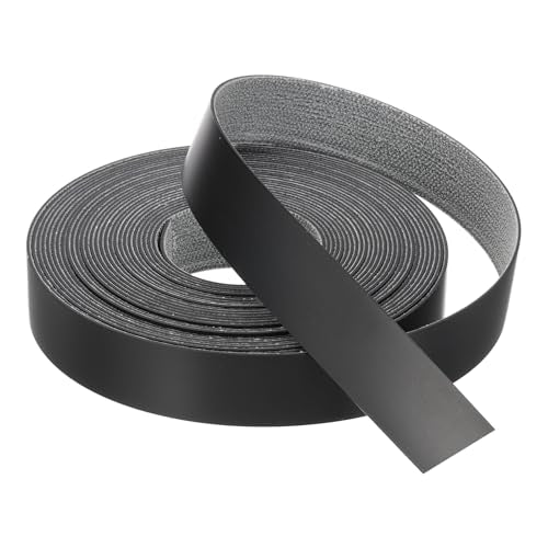 MECCANIXITY Black Edge Banding 25 ft x 7/8 Inch Veneer Tape Pre-glued Flexible Plywood Edge Banding with Hot Melt Adhesive for Furniture Restoration - size: 25 ft x 7/8 Inch